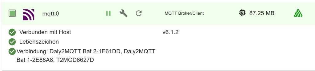 ioBroker MQTT Settings