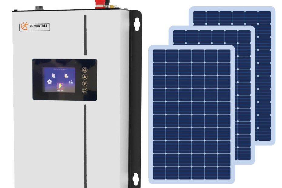 Lumentree SUN mit PV-Modulen Betreiben