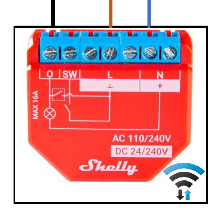 Anschluss-Plan Shelly 1PM